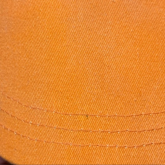 Ocean Yachts Visor Womens Hat 2004 Yellow Orange Y2K Era Nearly Vintage Age - Picture 8 of 8